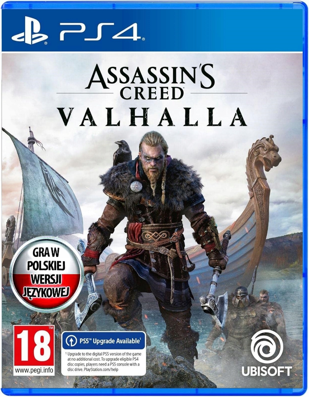 Assassin's Creed Valhalla Pl Gra PS4 PS5 Płyta Blu-ray
