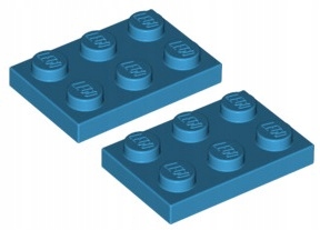 

Lego Płytka 2x3 C. Lazurowa (3021/6144149) 2szt