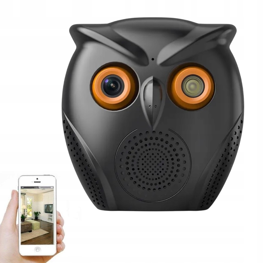 Sova Mini Špionážní Kamera V Reproduktoru Bluetooth Full Hd 1080P WiFi