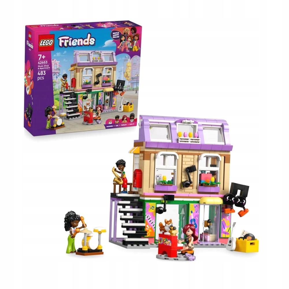 Lego(r) Friends 42653 – Hudební Obchod A Byt