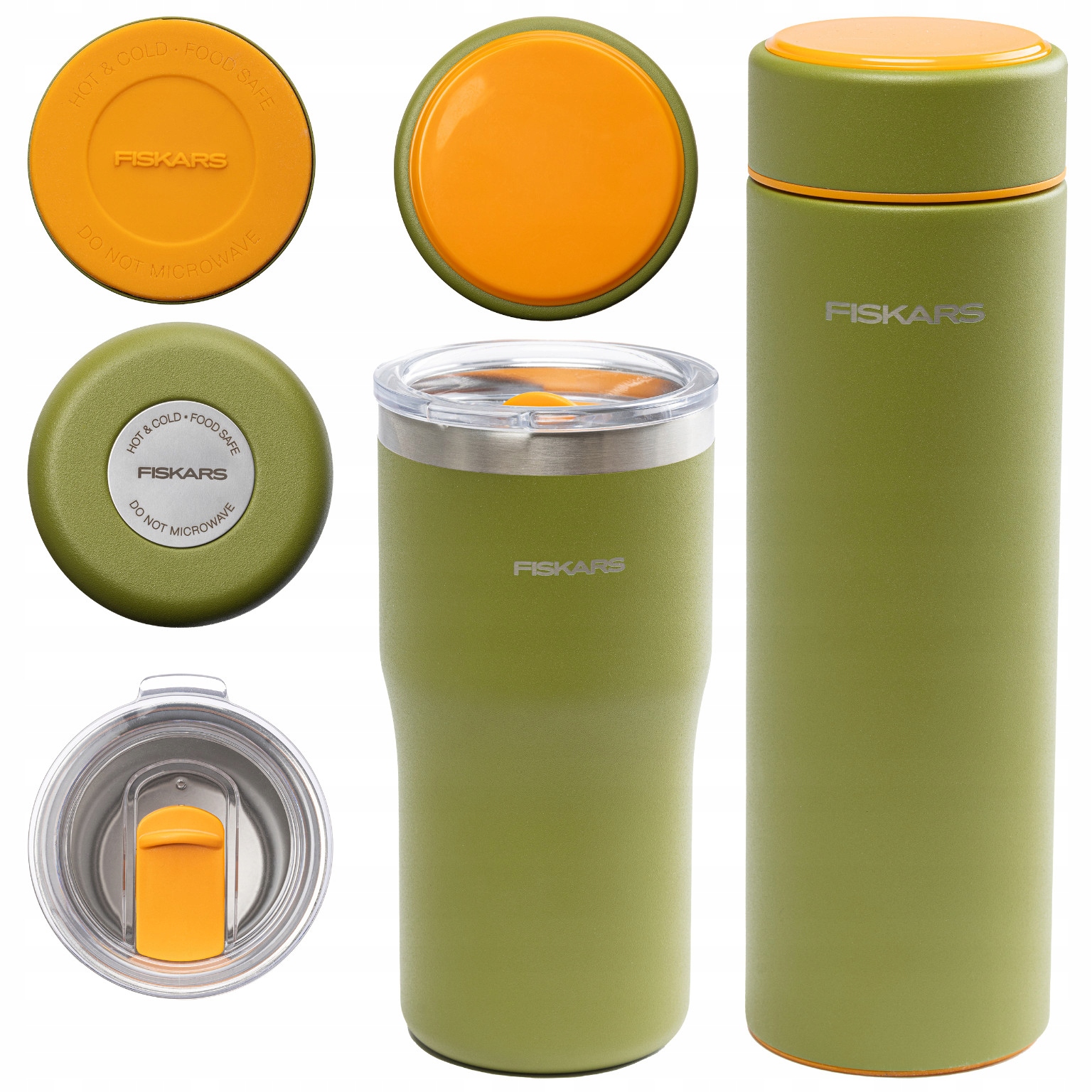 Fiskars On-the-go Kubek termiczny 0,5l+ termos 0,5l na kawę herbatę wodę