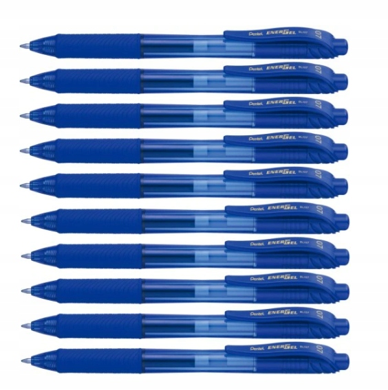 

Długopis żelowy Pentel Energel BL107 niebieski x10