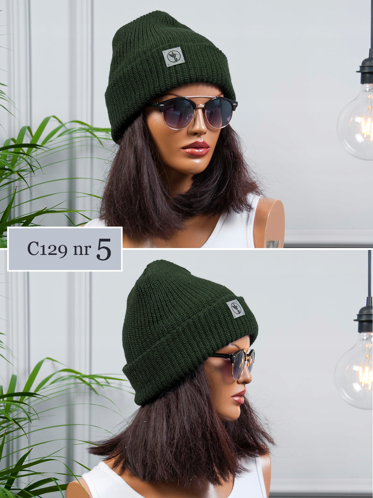 Czapka Damska ZIMOWA BEANIE CIEPŁA GRUBA POLSKA Płeć kobieta