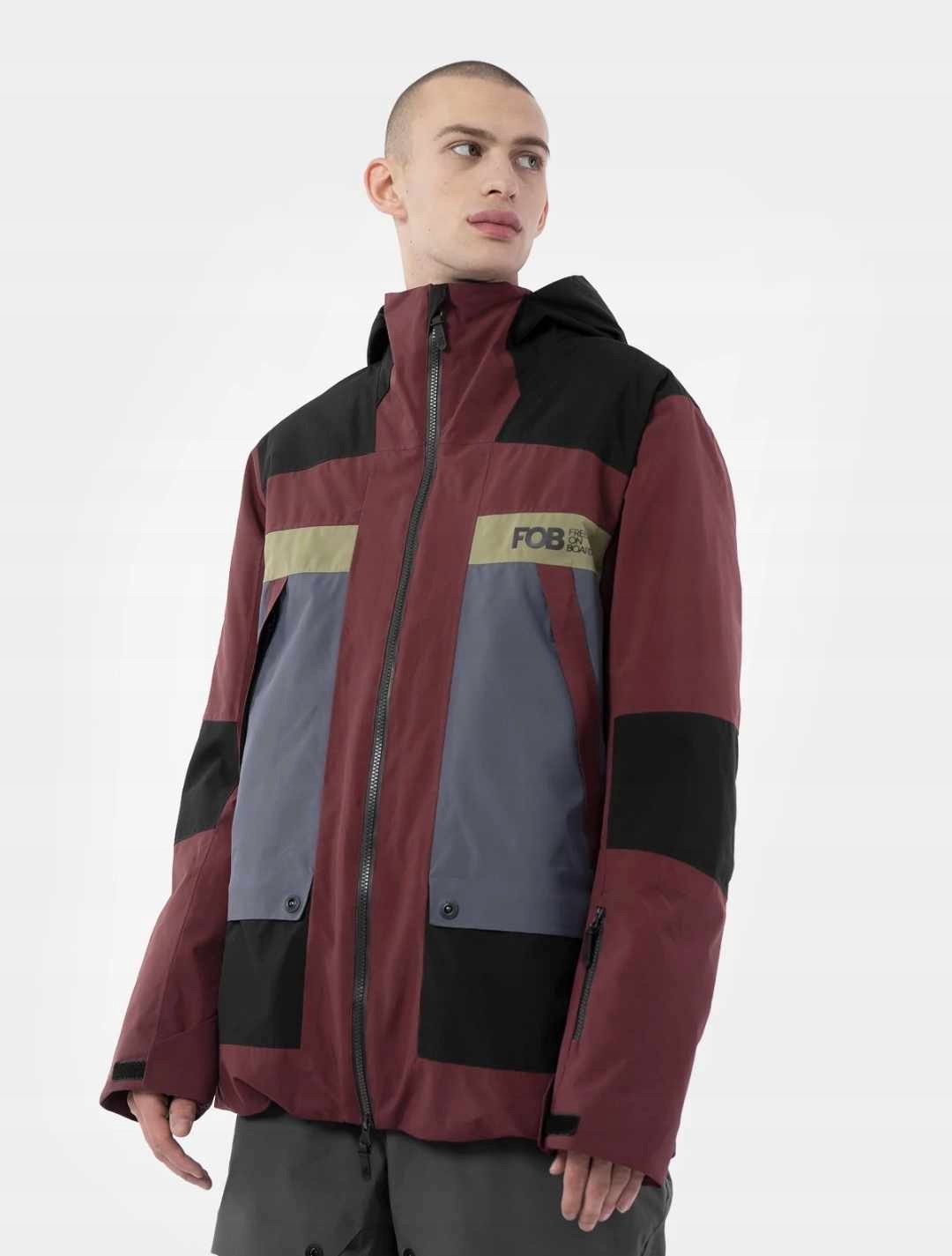 4F KURTKA SNOWBOARDOWA MĘSKA NARCIARSKA MEMBRANA 15 000 KUMS003 BORDOWA r.L