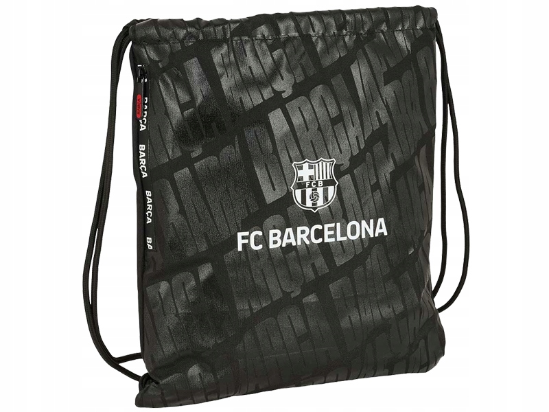 Fc Barcelona Duży Worek Szkolny Sportowy XL Sezon 25/26 Black