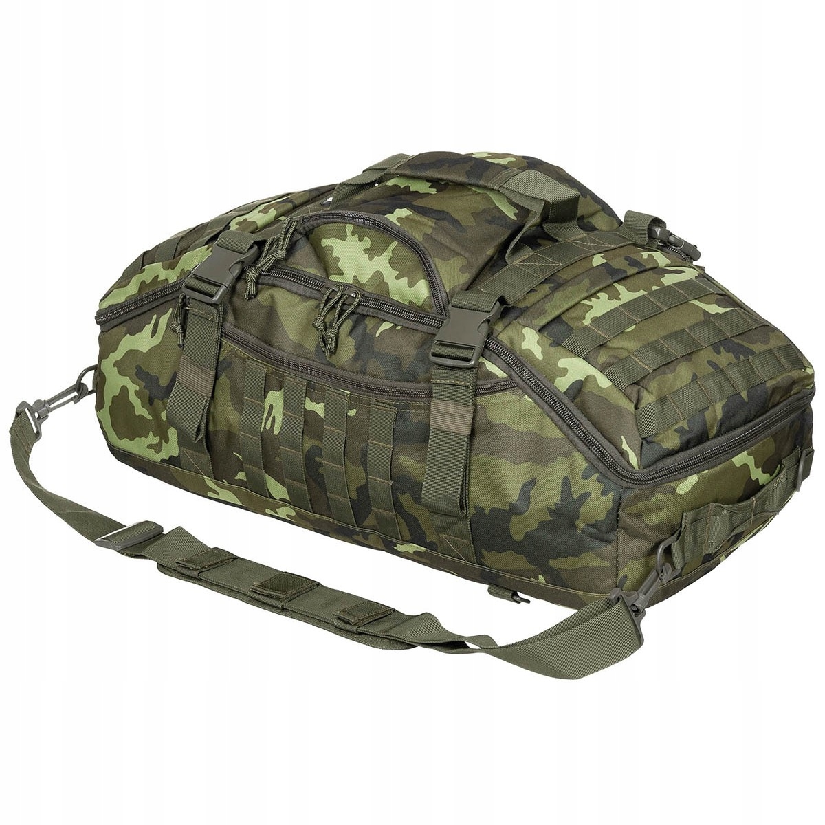 Taška kombinovaná s batohem Travel Molle 48l M95CZ camo