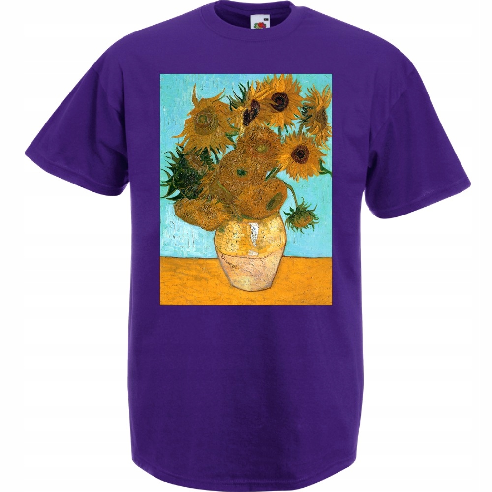 

Koszulka z nadrukiem Van Gogh słoneczniki XXL