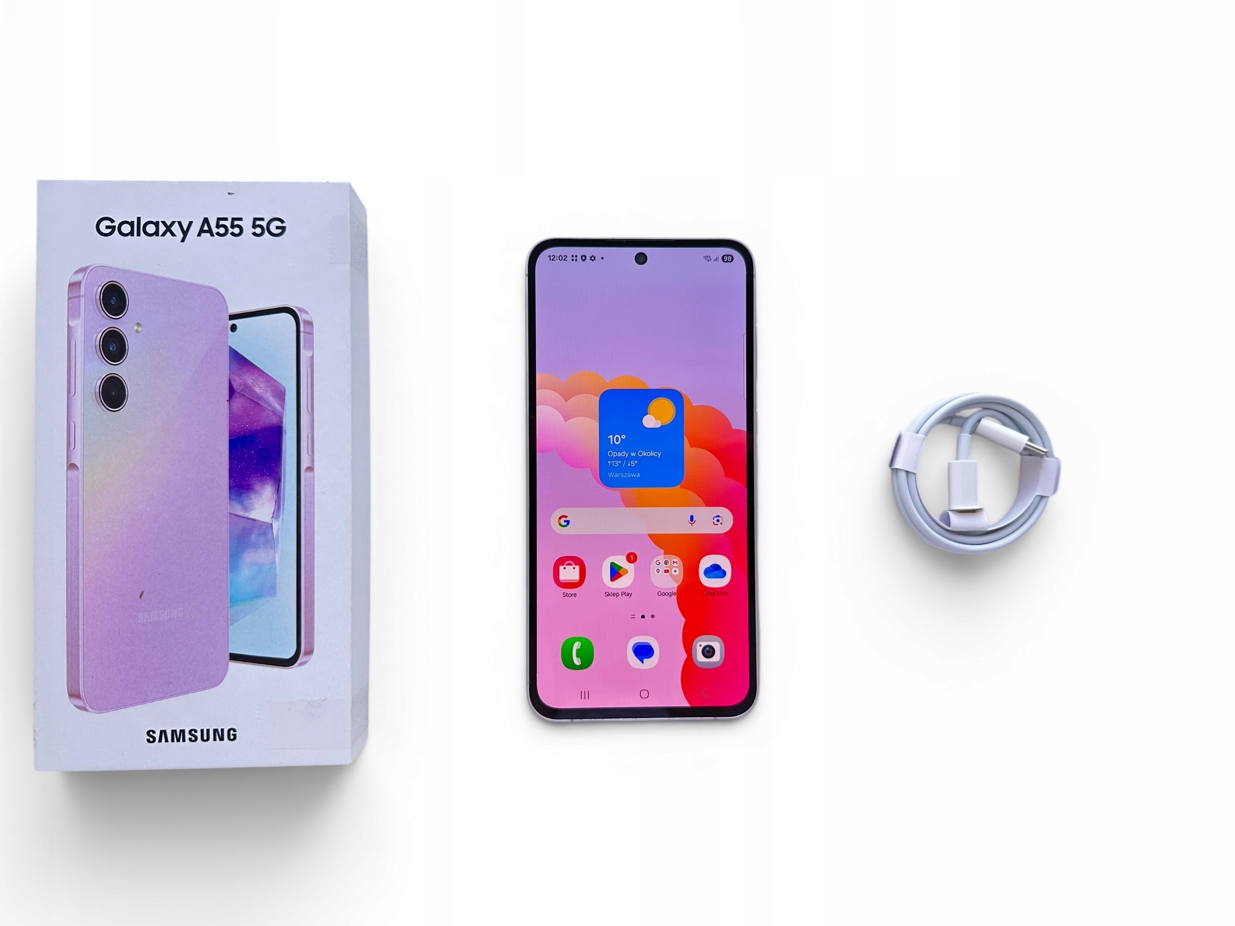 Smartfon Samsung Galaxy A55 8 GB / 128 GB 5G różowy