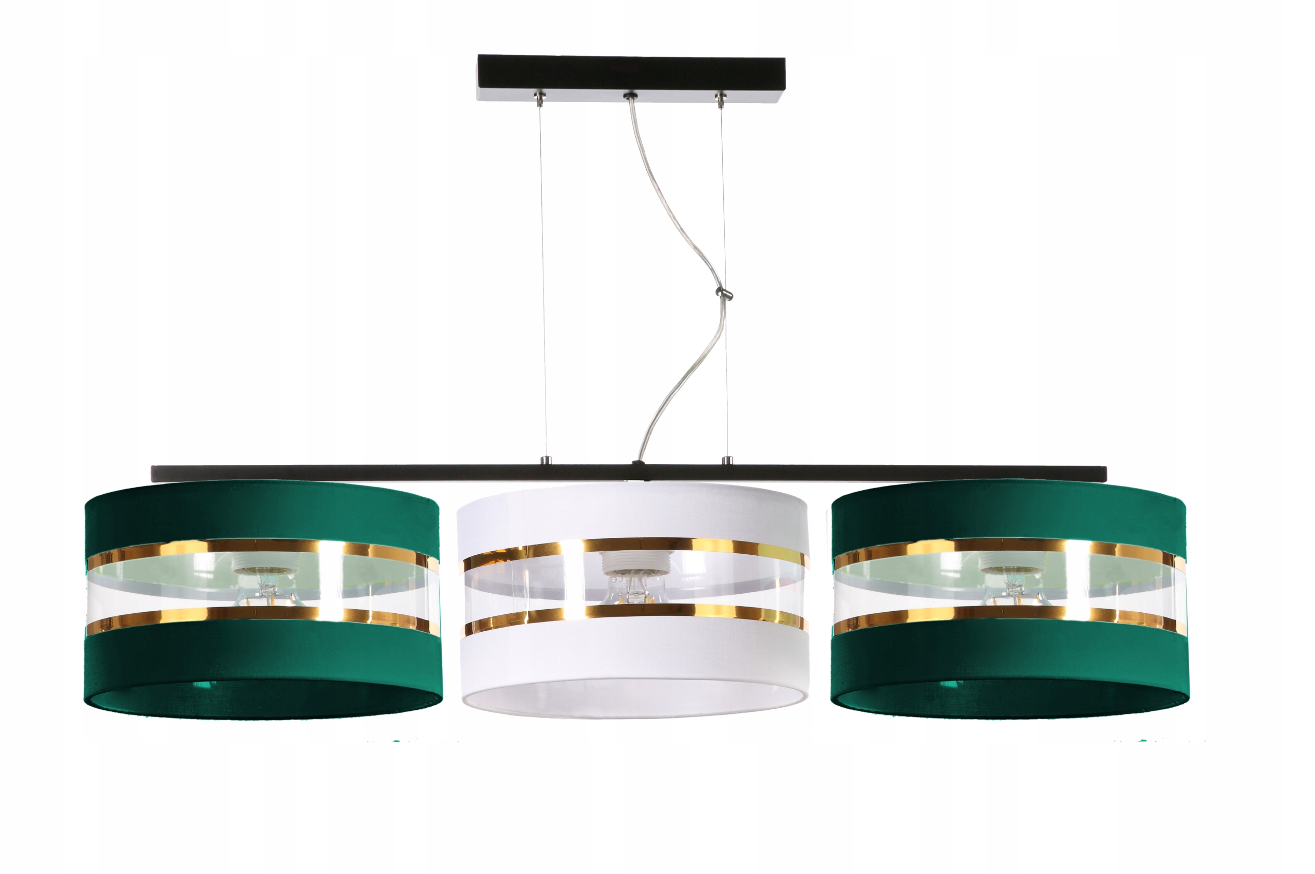 Závěsná lampa nad stůl Kulečník Edison Stínidla Led Glamour E27