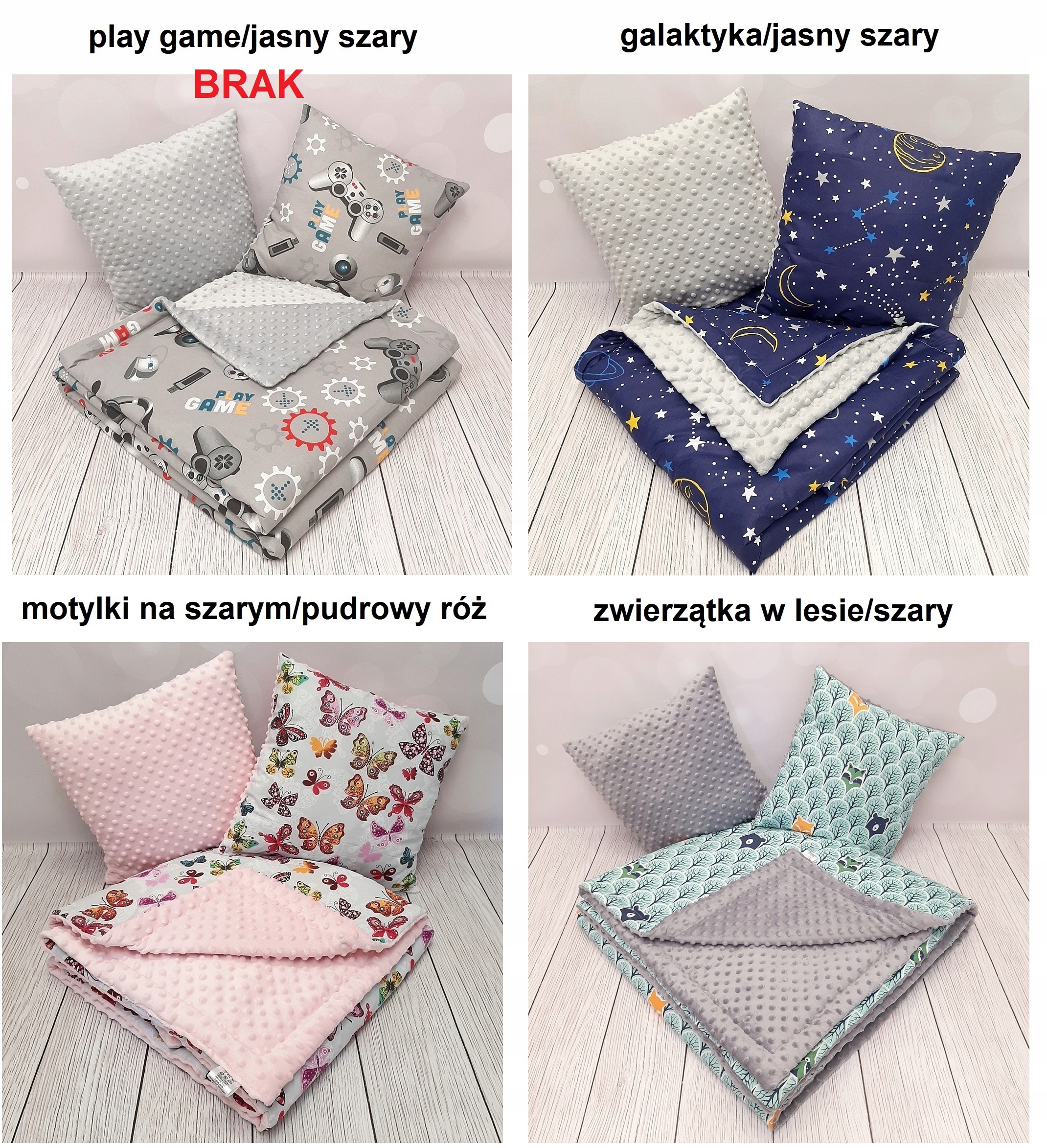 Narzuta 160 x 80 Kocyk Minky, bez poduszek Szerokość produktu 80 cm