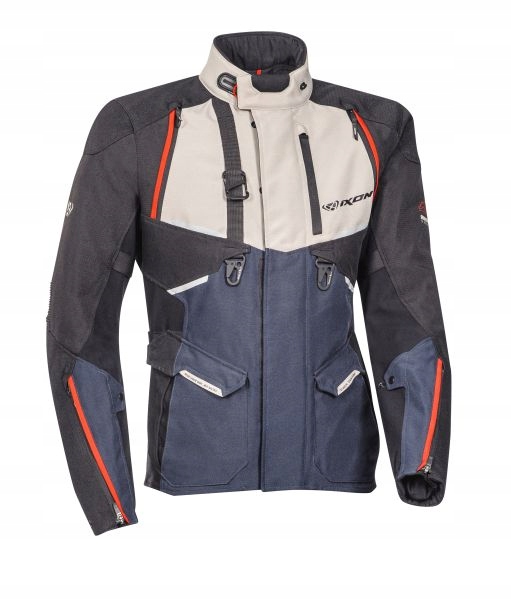 Kurtka motocyklowa IXON EDDAS szara XL