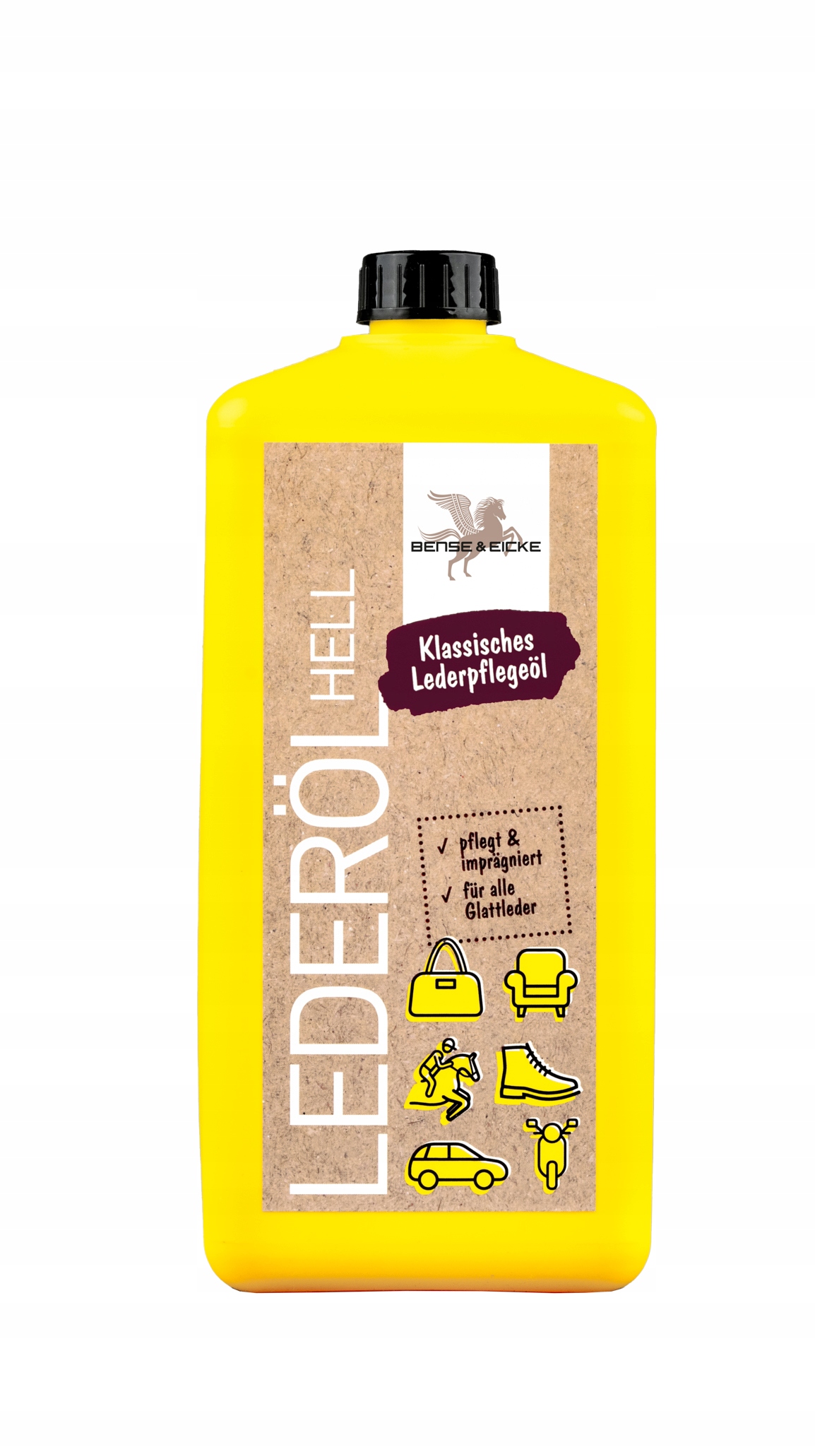 B&e Lederöl Olej Do Impregnacji Skór odżywia chroni dla koni horse 1000 ml