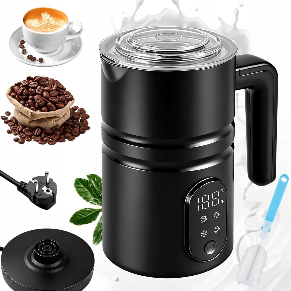 Napěňovač mléka na kávu Elektrický ohřívač 400 W 350 ml 4 režimy Bpa Zdarma