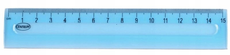 

Linijka Centrum 15cm plastikowa