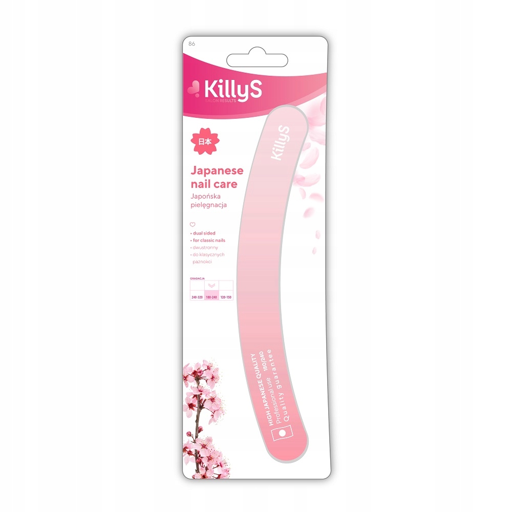 

Killys Japanese Nail pilnik banan 180/240