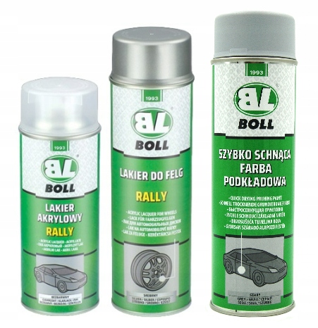 BOLL ZESTAW DO REGENERACJI FELG LAKIERY + PODKŁAD