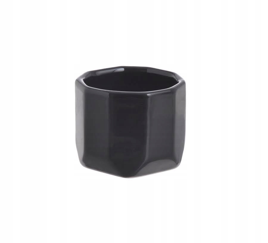 

Osłonka ceramiczna czarna minimalistyczna mała 7cm