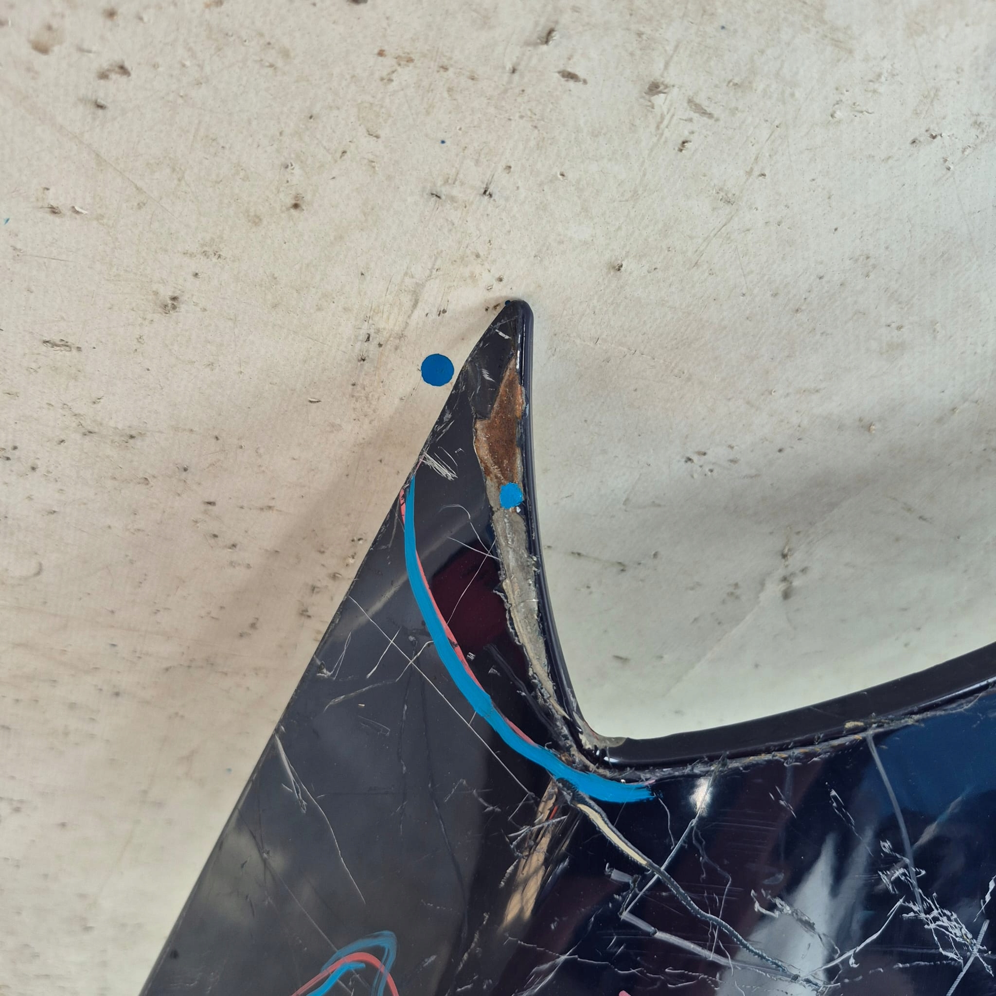 SKODA FABIA II 2 07-14 fender front front right