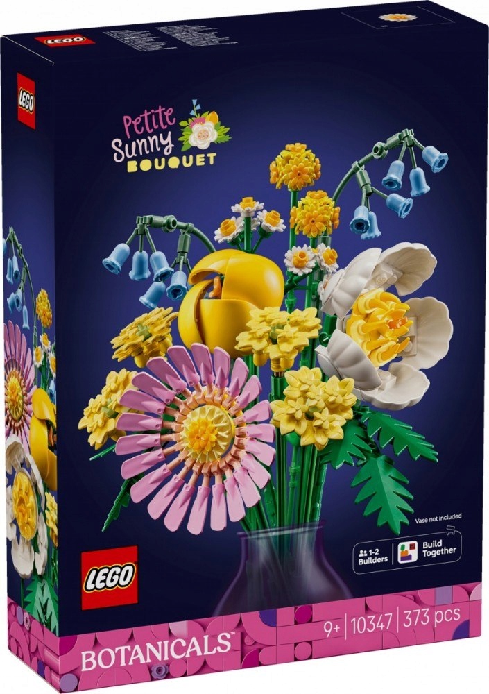 Stavebnice Botanicals 10347 Malá kytice žlutých květů