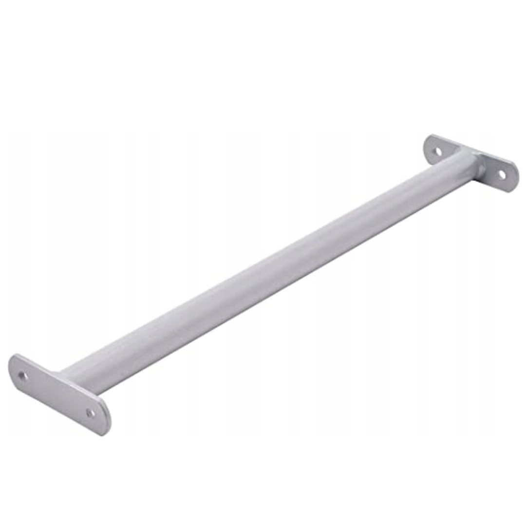 Drążek metalowy 115 cm na plac zabaw wspinaczka podciąganie szary
