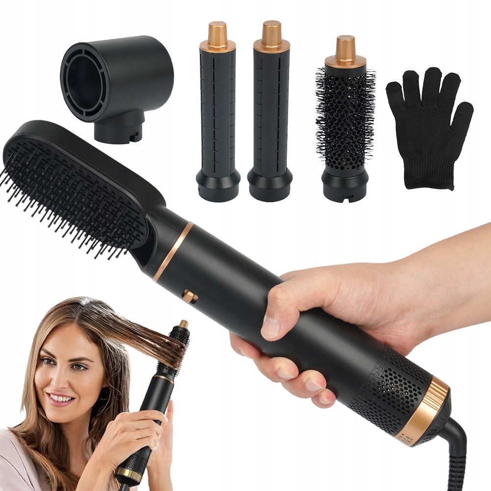 Fén s vestavěným ionizačním kartáčem 60000 Rpm Dlouhotrvající stylizace