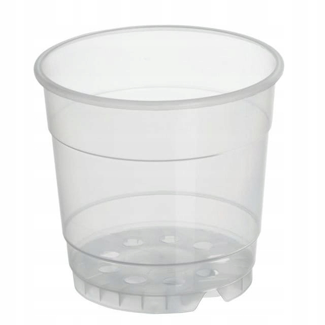 Transparentna doniczka do storczyka 15 cm pojemnik