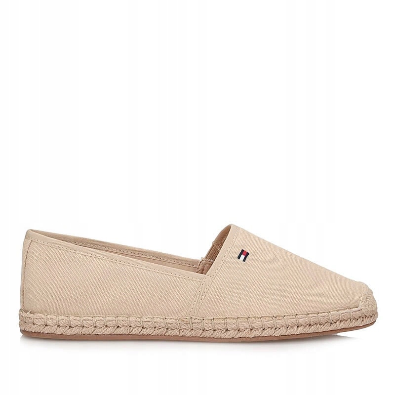 Dámské espadrilky Tommy Hilfiger FW0FW08541AB3W8A Flag Canvas béžové