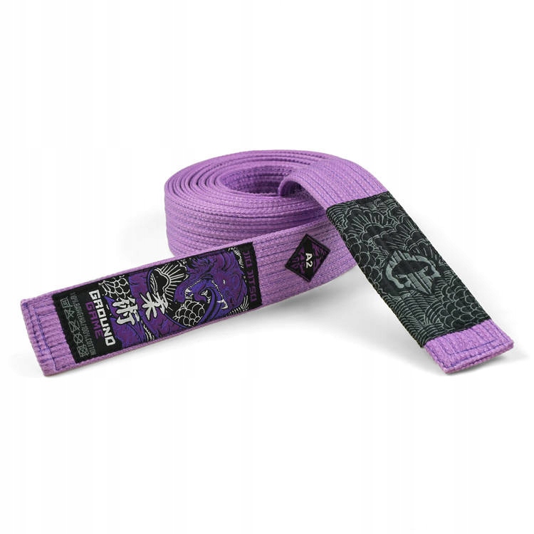 Pas do Kimona Premium do Bjj Purpurowy (Jasny purpurowy) A5 340cm Ground