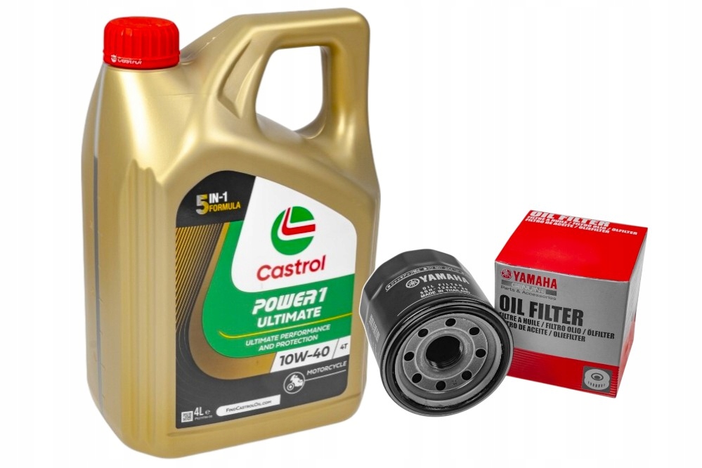 Sada, olejový filter 5GH134408000 motorový olej Castrol Ultimate 4T 10W40
