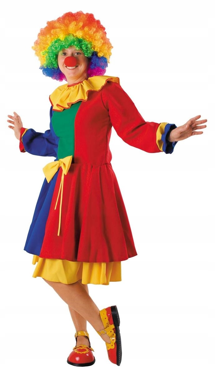 Kostým Pro Dospělé Klauninka Univerzální Zábava Cirkus