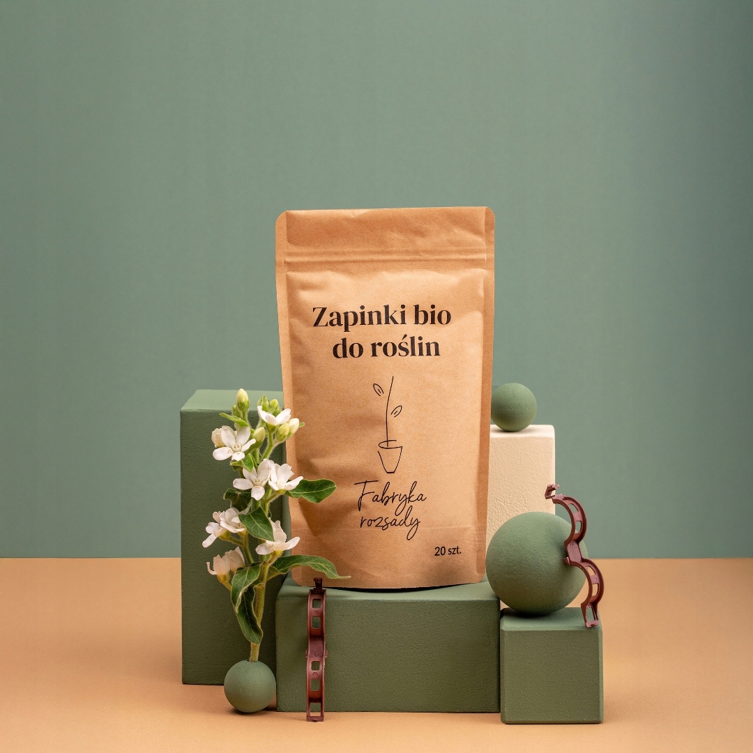 Zapinki BIO klips do mocowania roślin, pomidorów, ogórków | Fabryka Rozsady