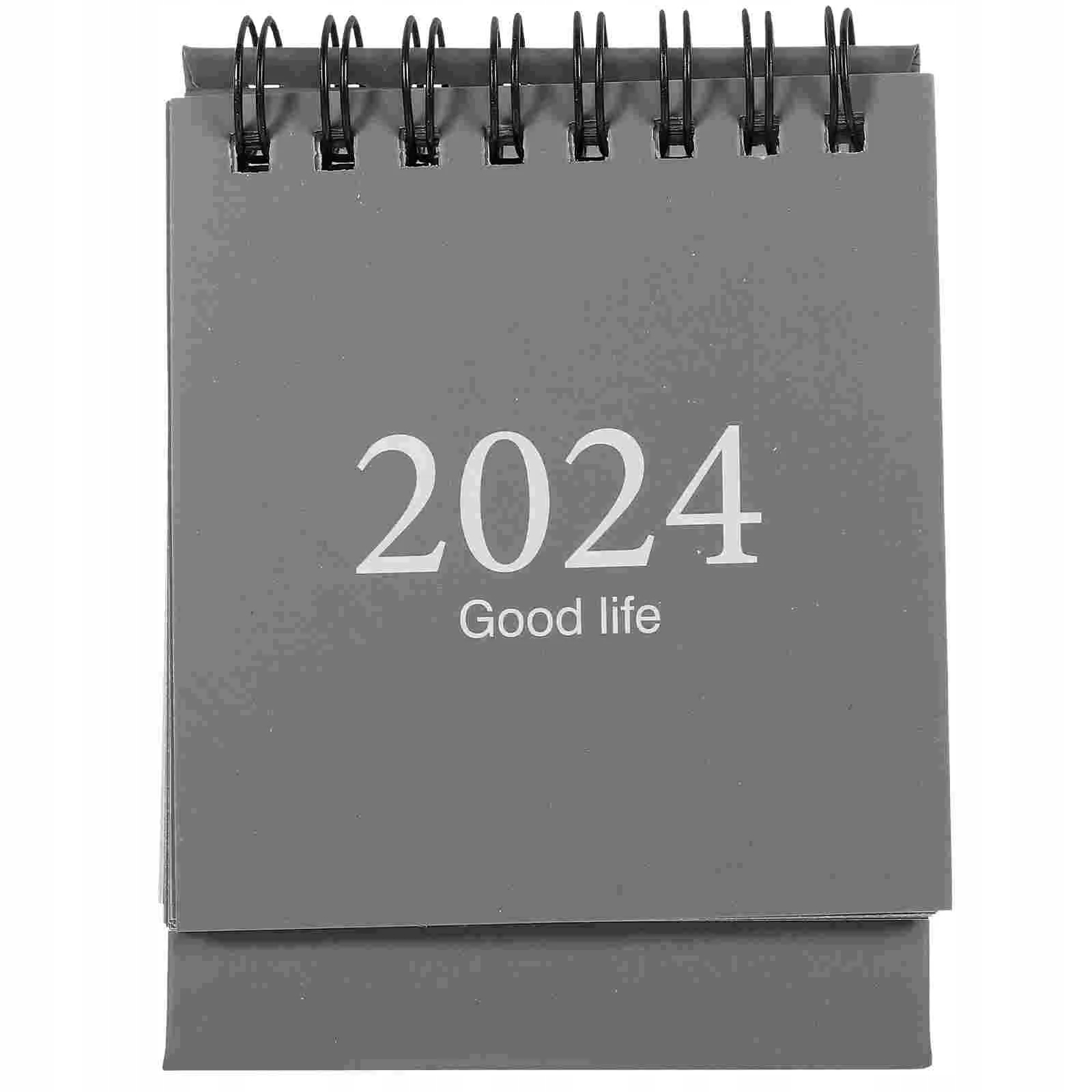 Decor Flip Calendar Desk Monthly Decorate Mini 2024 Paper Desktop
