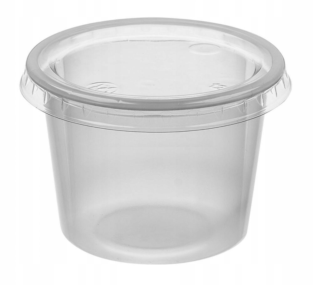 Pojemnik + Wieczko 100ml dip sos dressing 100szt