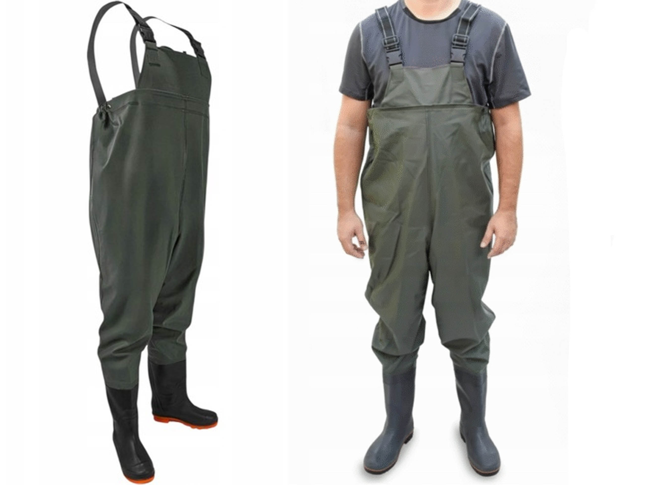 Wodery wysokiej jakości spodnie wędkarskie spodniobuty rybackie R43