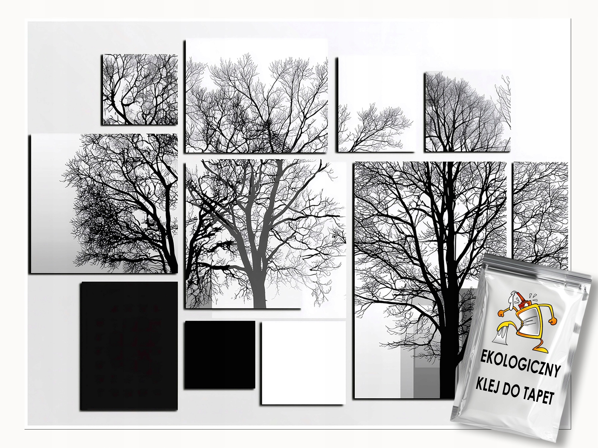 Fototapeta Stromy 3D Abstrakce Les Šedá Na Zeď Ložnice Obývací Pokoj 300x210