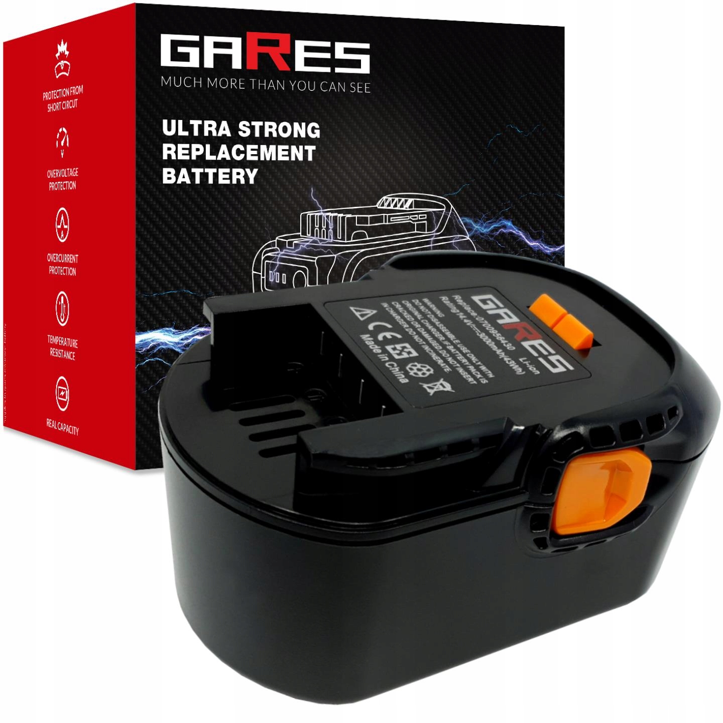 Baterie Akumulátor pro Aeg Bs S14 Bs B14STX-R BS14C BBS14 X Raptor 14,4V 3Ah