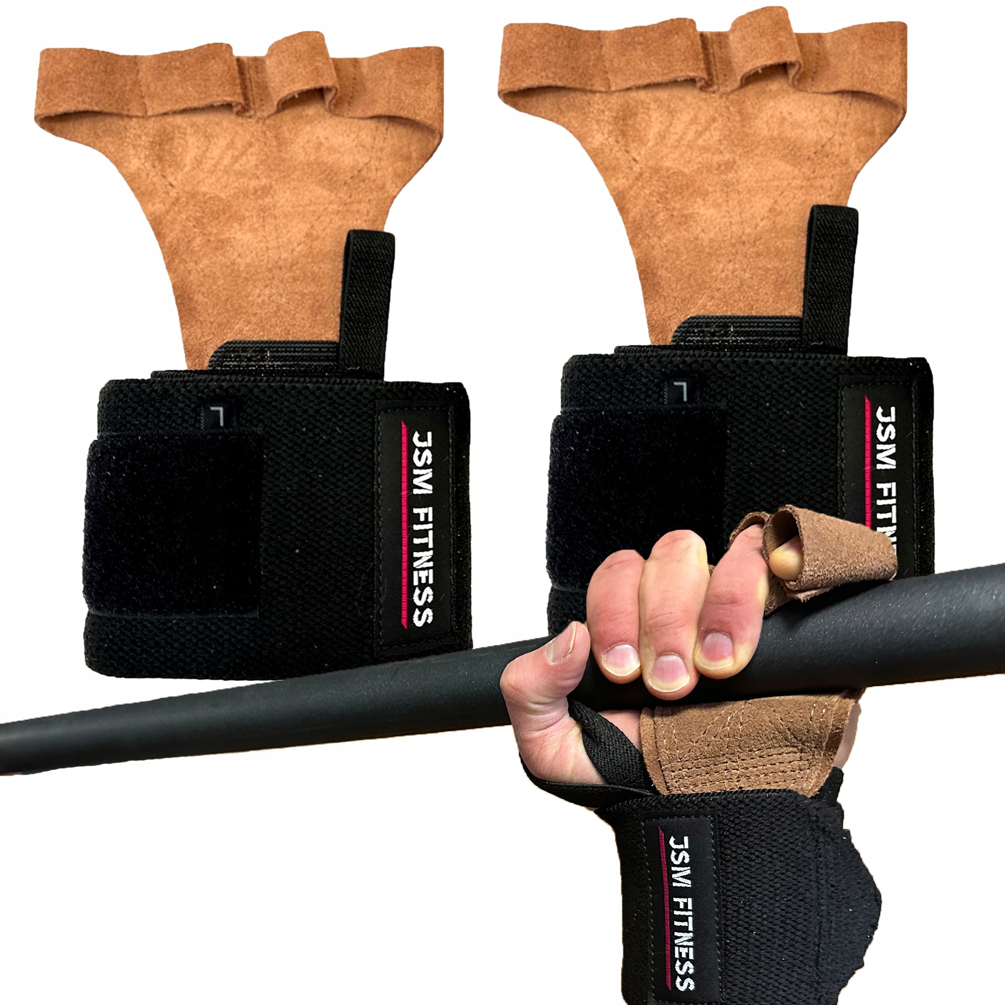 Ochraniacze Dłoni Skórki Gimnastyczne L Do Ćwiczeń Skóra Naturalna Rękawice