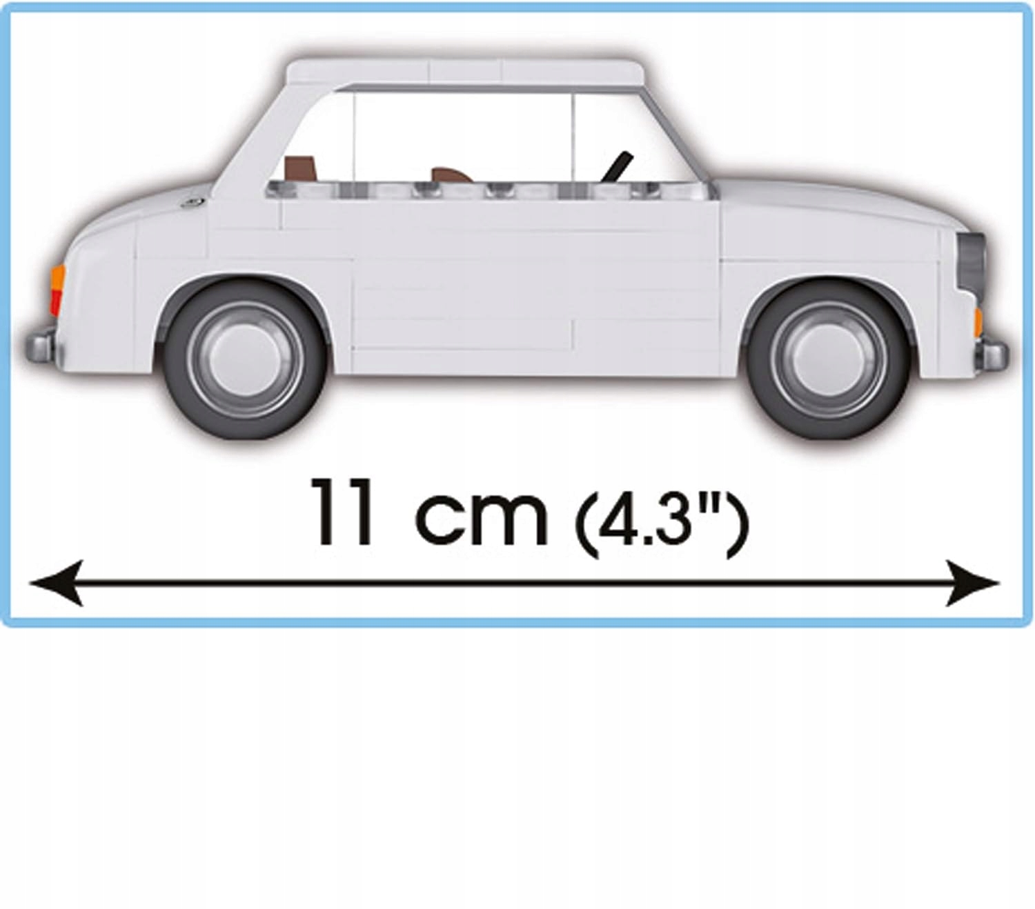 Syrena 104 FSO Youngtimer - COBI 24537 klocki model 1:35 Rodzaj zestaw
