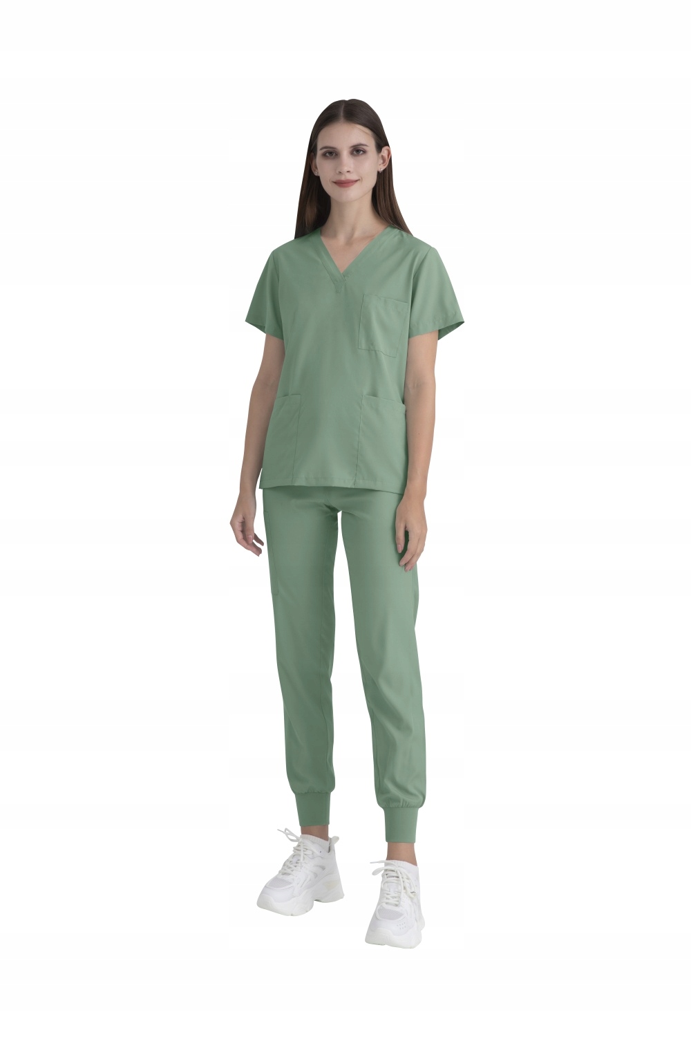 Komplet Medyczny Damski Scrub Uniform Miętowy Model 42109 Rozmiar S
