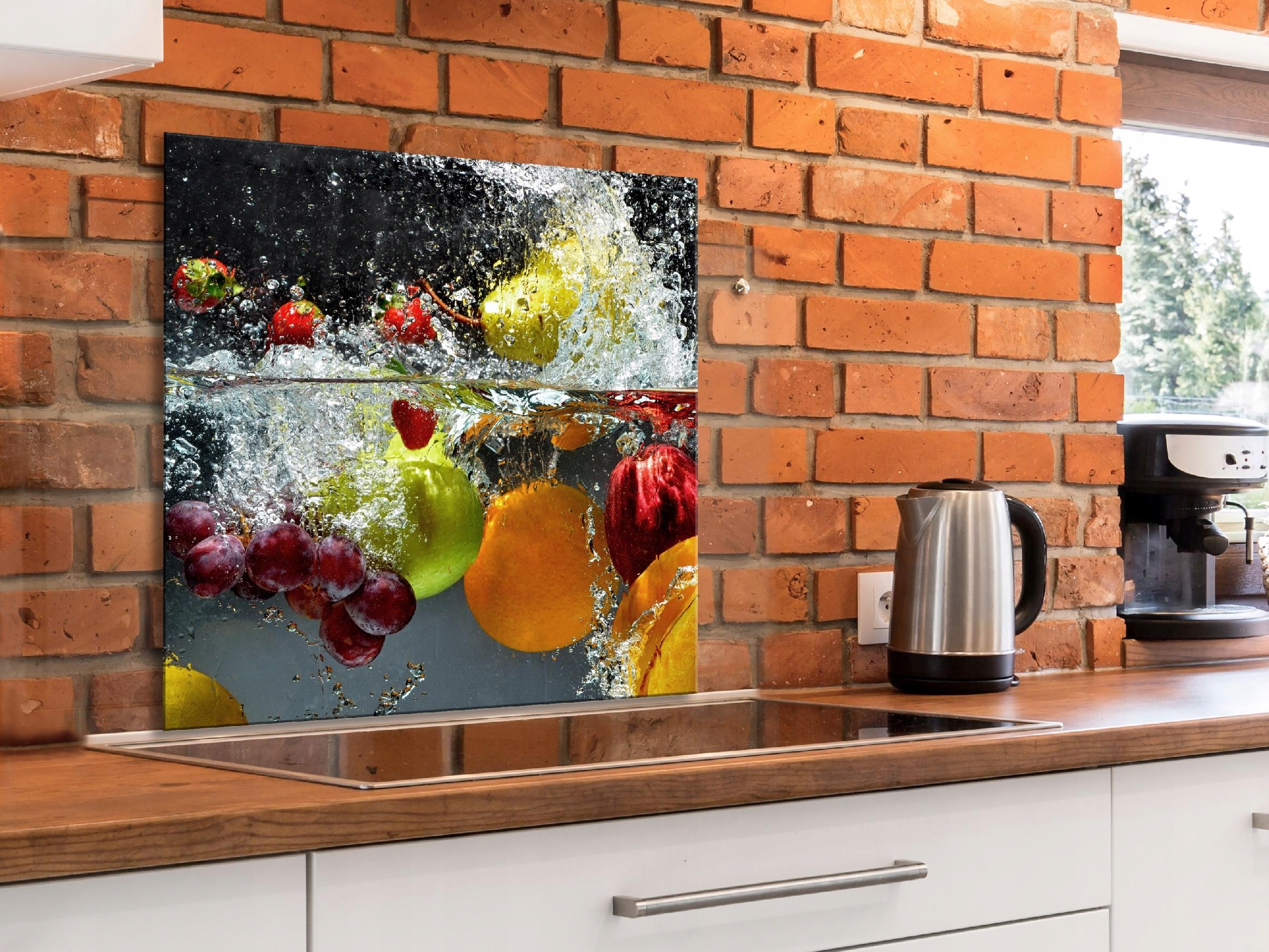 Skleněný Kuchyňský Panel 80x80 j-B-0060-aq-a