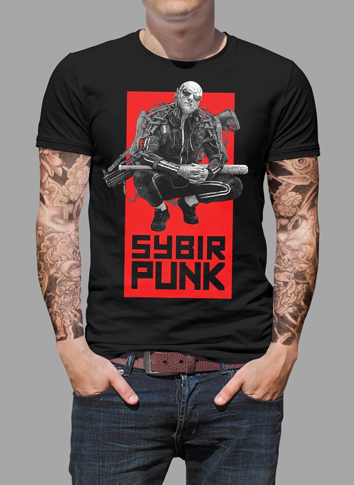 

Koszulka Sybirpunk - męska 2XL