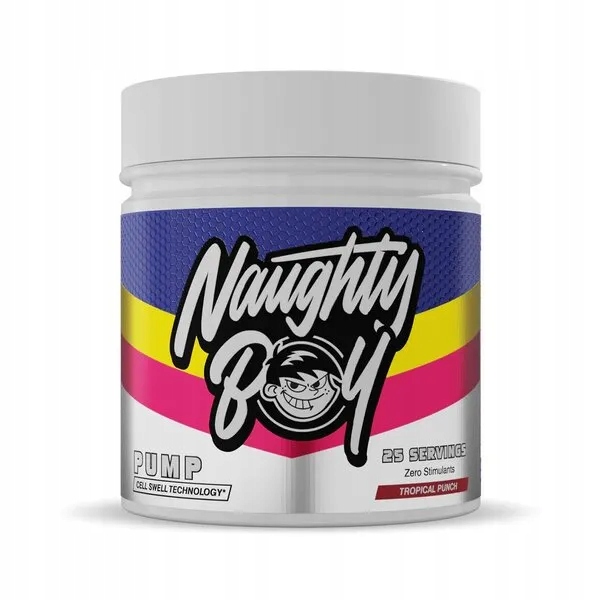 Naughty Boy Pump Tropical Punch prášek 400 g