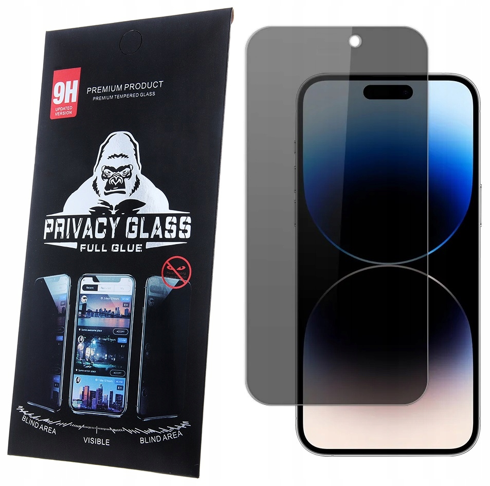

Szkło Prywatyzujące Anti Spy do iPhone 14 Pro