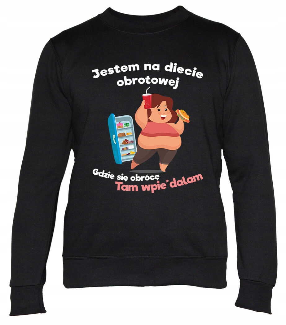 Dámská Mikina Rotation Diet S Černá Dárek Pro Ni Pro něj