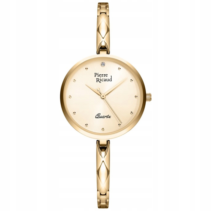Dámské hodinky Pierre Ricaud P23004.1141Q Zirkony zlaté