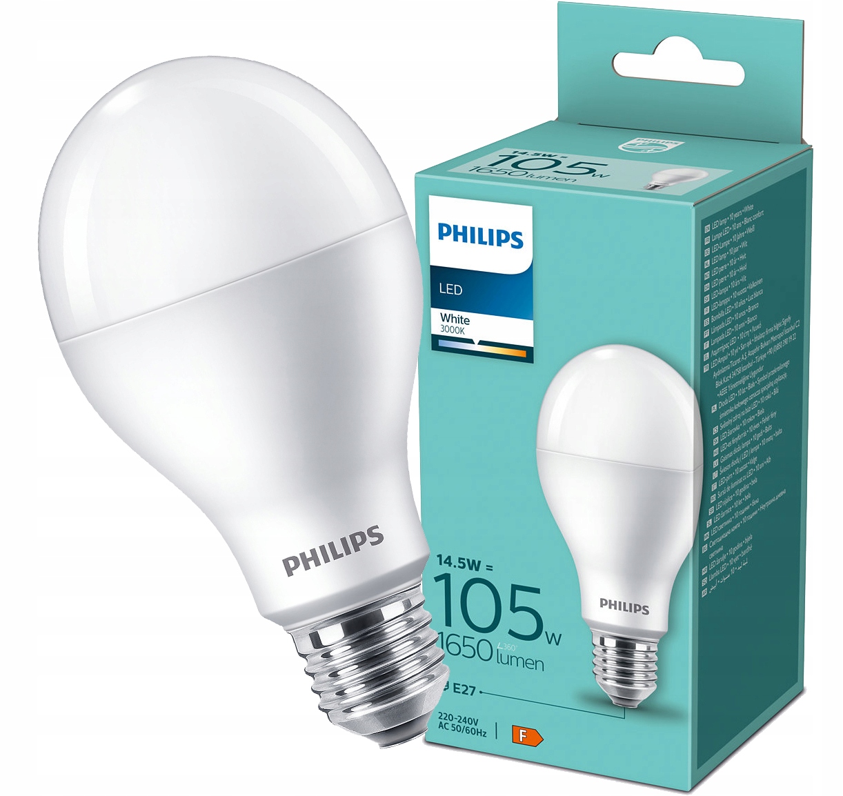 

Żarówka Led E27 A67 14,5W=105W 1650lm 3000 Philips
