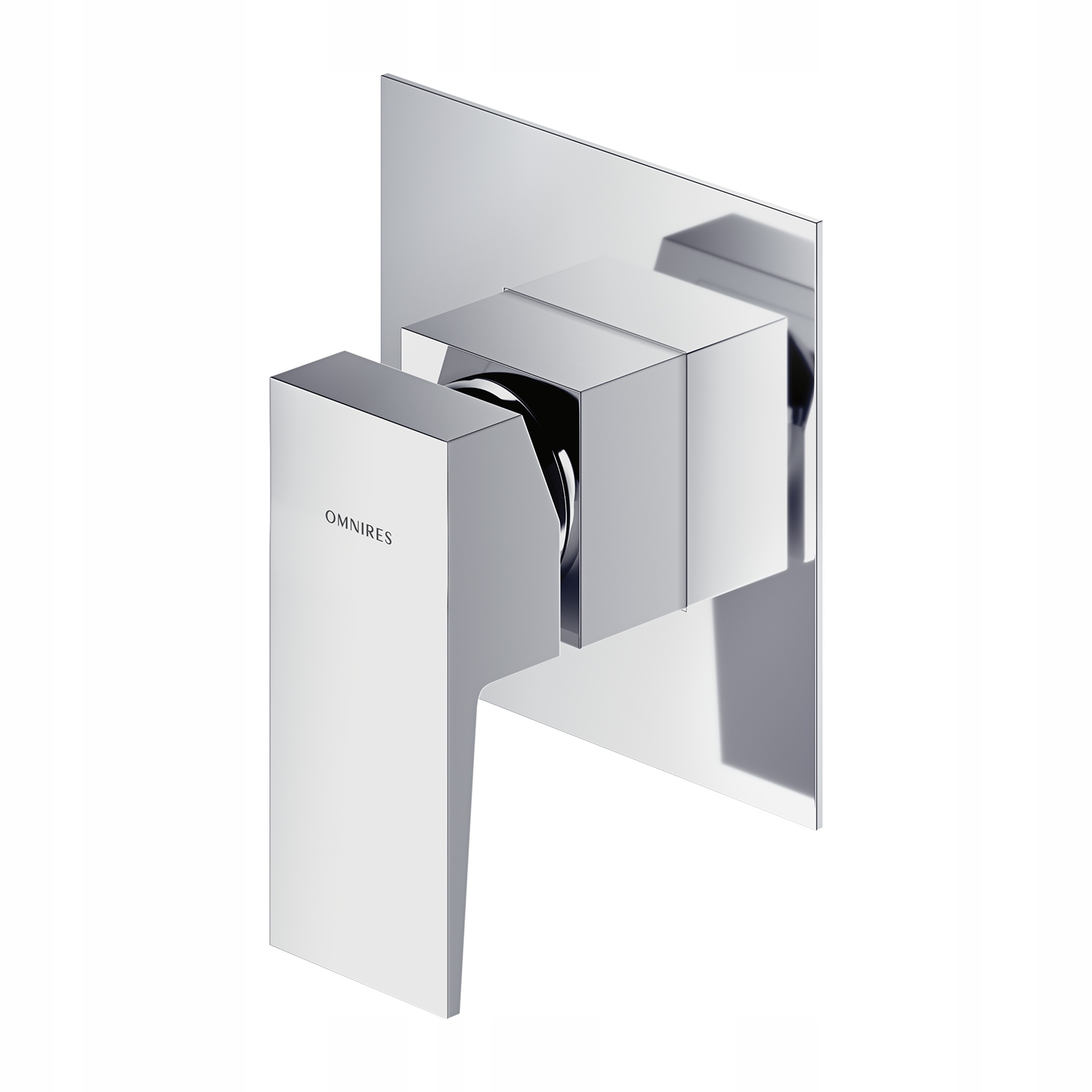 Podomietková Sprchová Batéria Štvorcová, Chróm