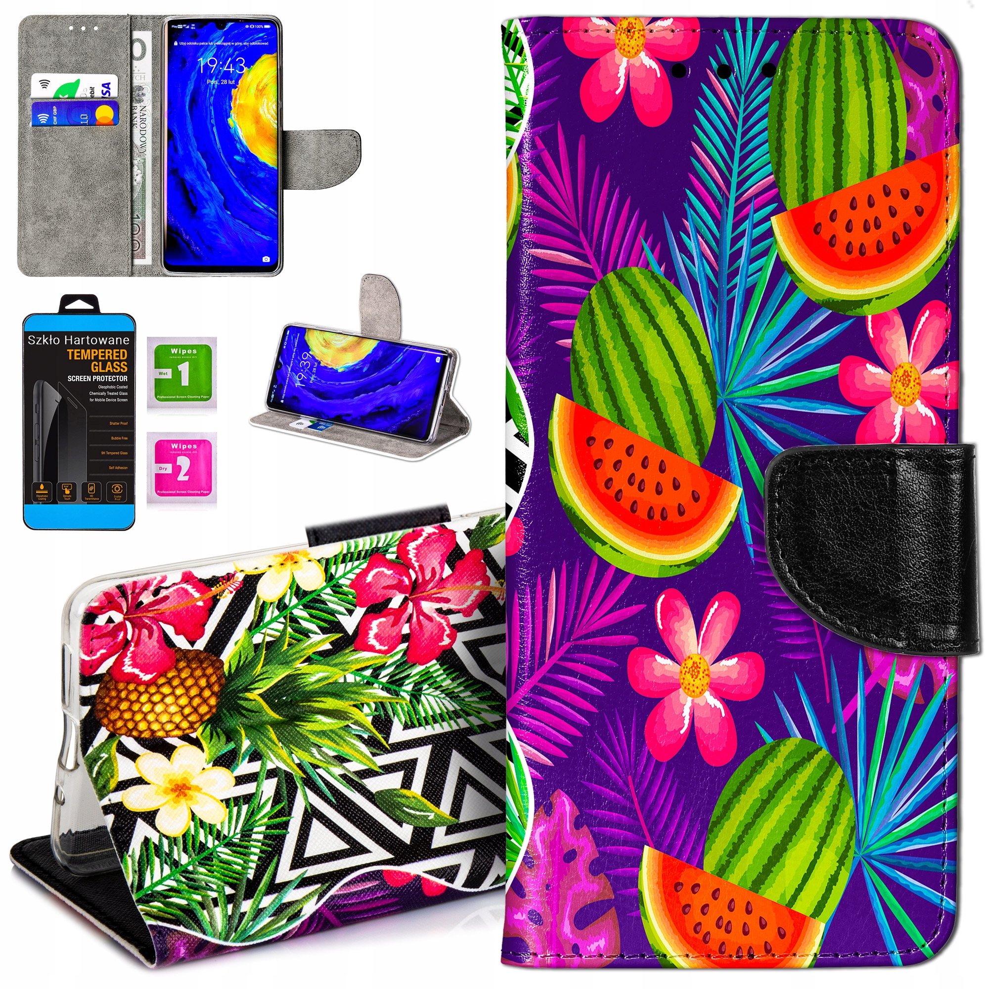 

Etui Portfel Case Do Oppo Reno7 5G Szkło