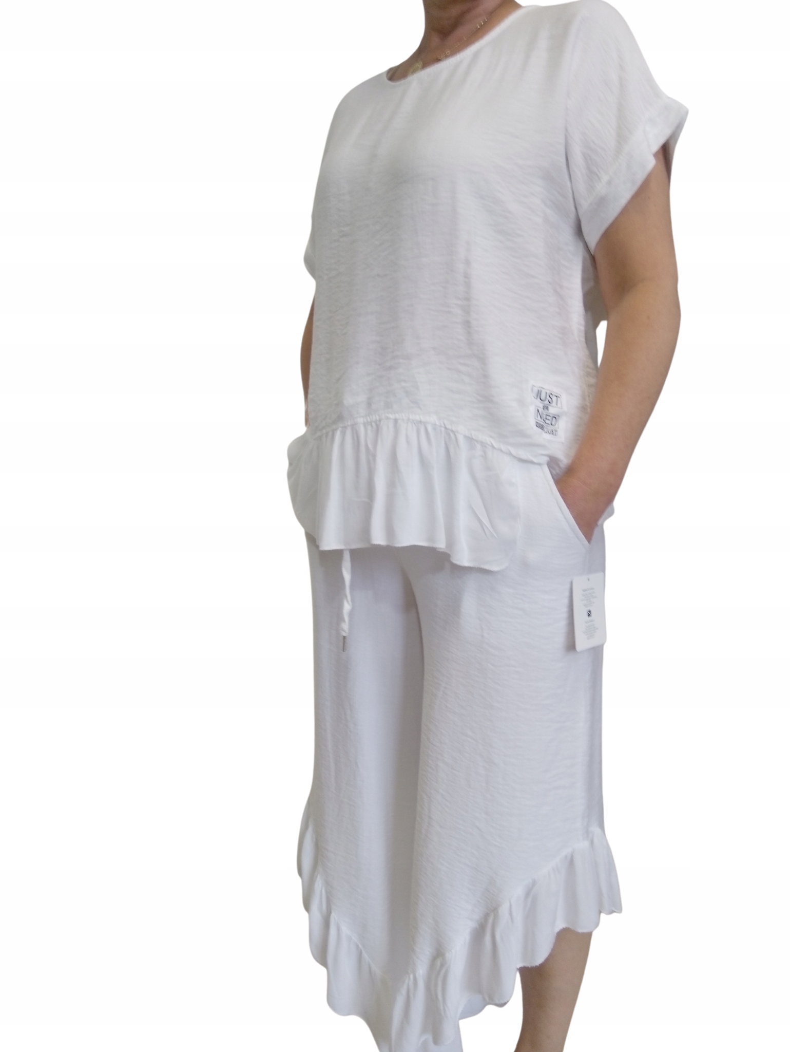 PRZEPIĘKNY WŁOSKI KOMPLET DAMSKI Marka Italy Moda