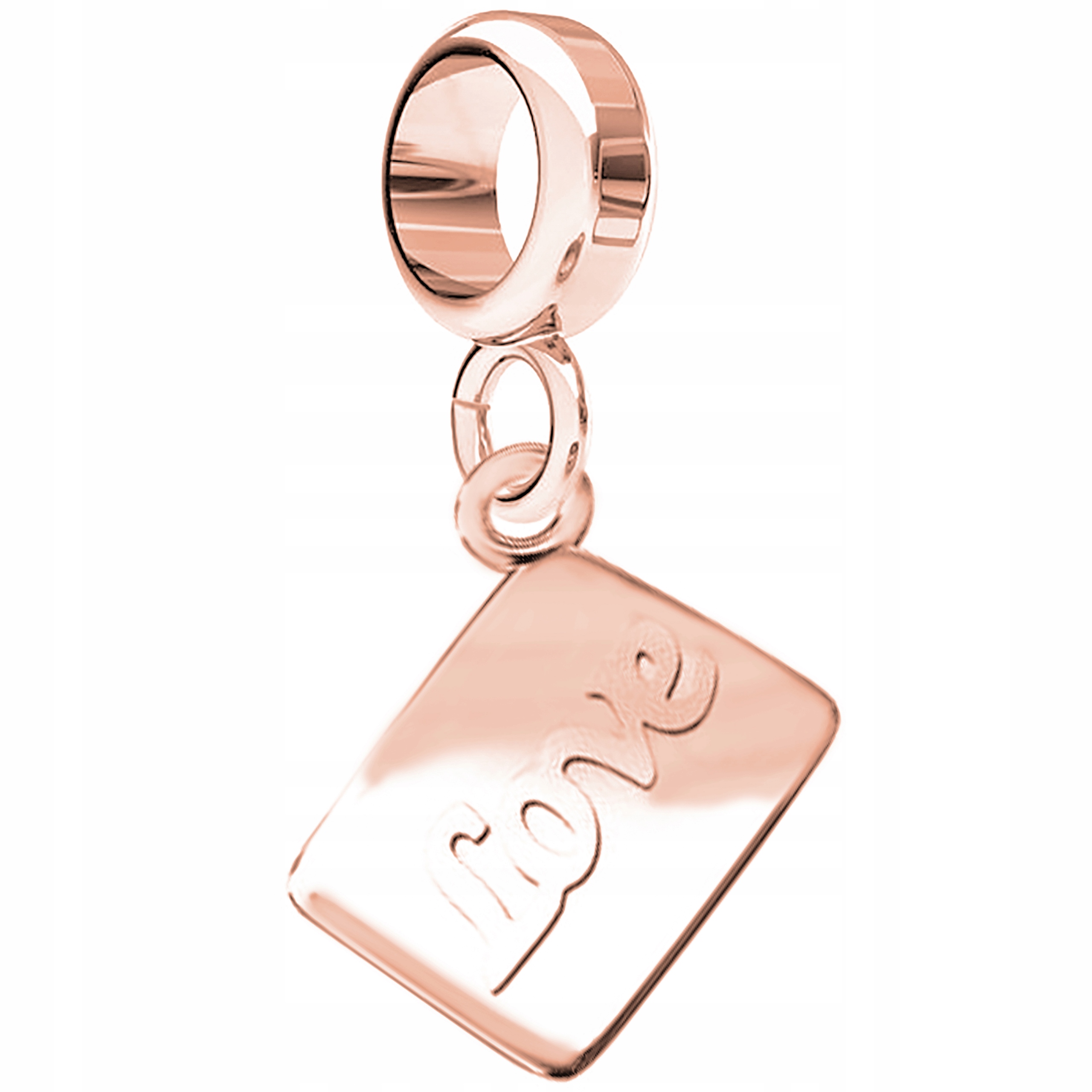 

Charms List Miłosny wiszący różowe złoto 925